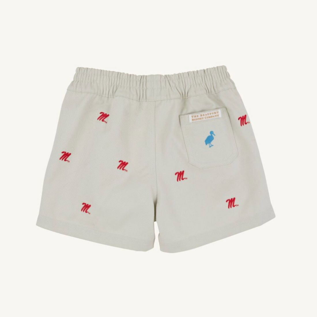 TBBC Critter Sheffield Shorts: Keenland Khaki/Ole Miss