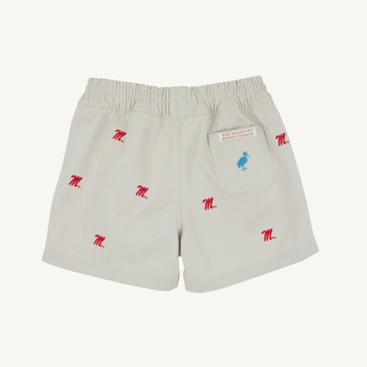 TBBC Critter Sheffield Shorts: Keenland Khaki/Ole Miss