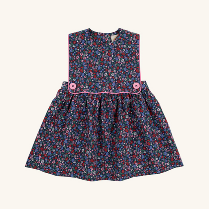 Brady Button In Dress: Fairfax Farm Floral