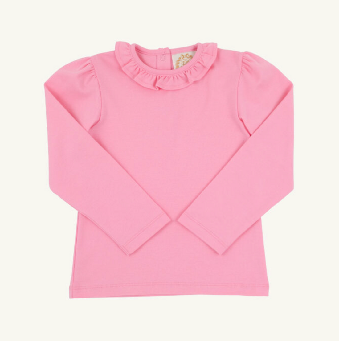 Reece Ruffle Top: Hamptons Hot Pink