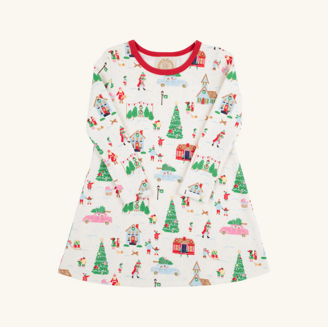 TBBC Making Seasons Bright LS Poly Play Dress (Retailer Exclusive)