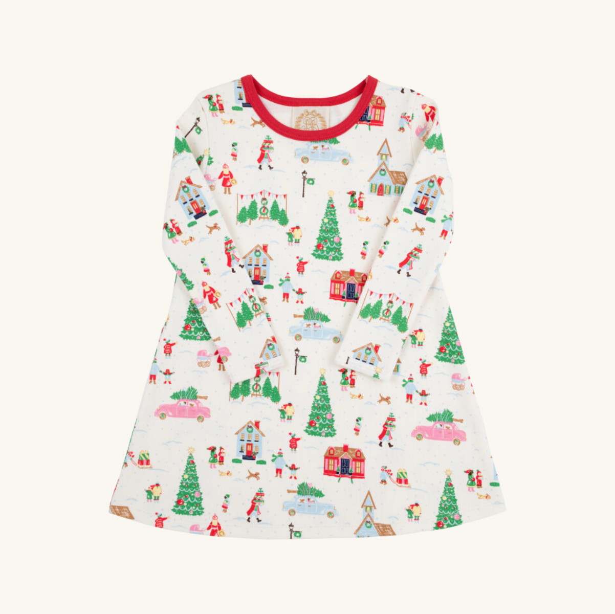 TBBC Making Seasons Bright LS Poly Play Dress (Retailer Exclusive)