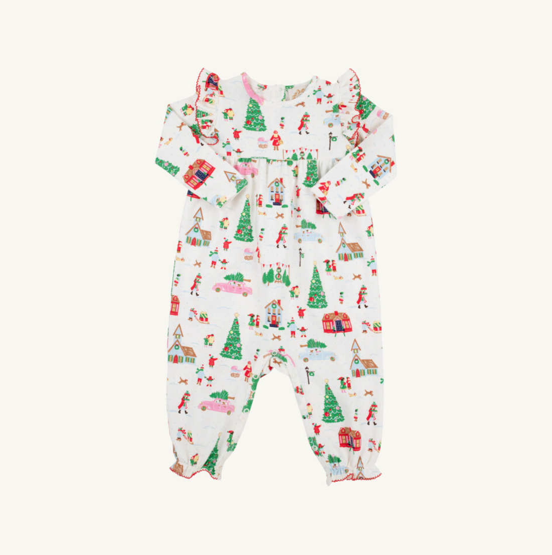 Leigh Ann Angel Sleeve Romper: Make the Season Bright (Retailer Exclusive)