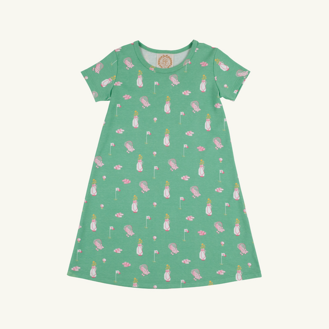 TBBC SS Poly Play Dress: Clubhouse Couture