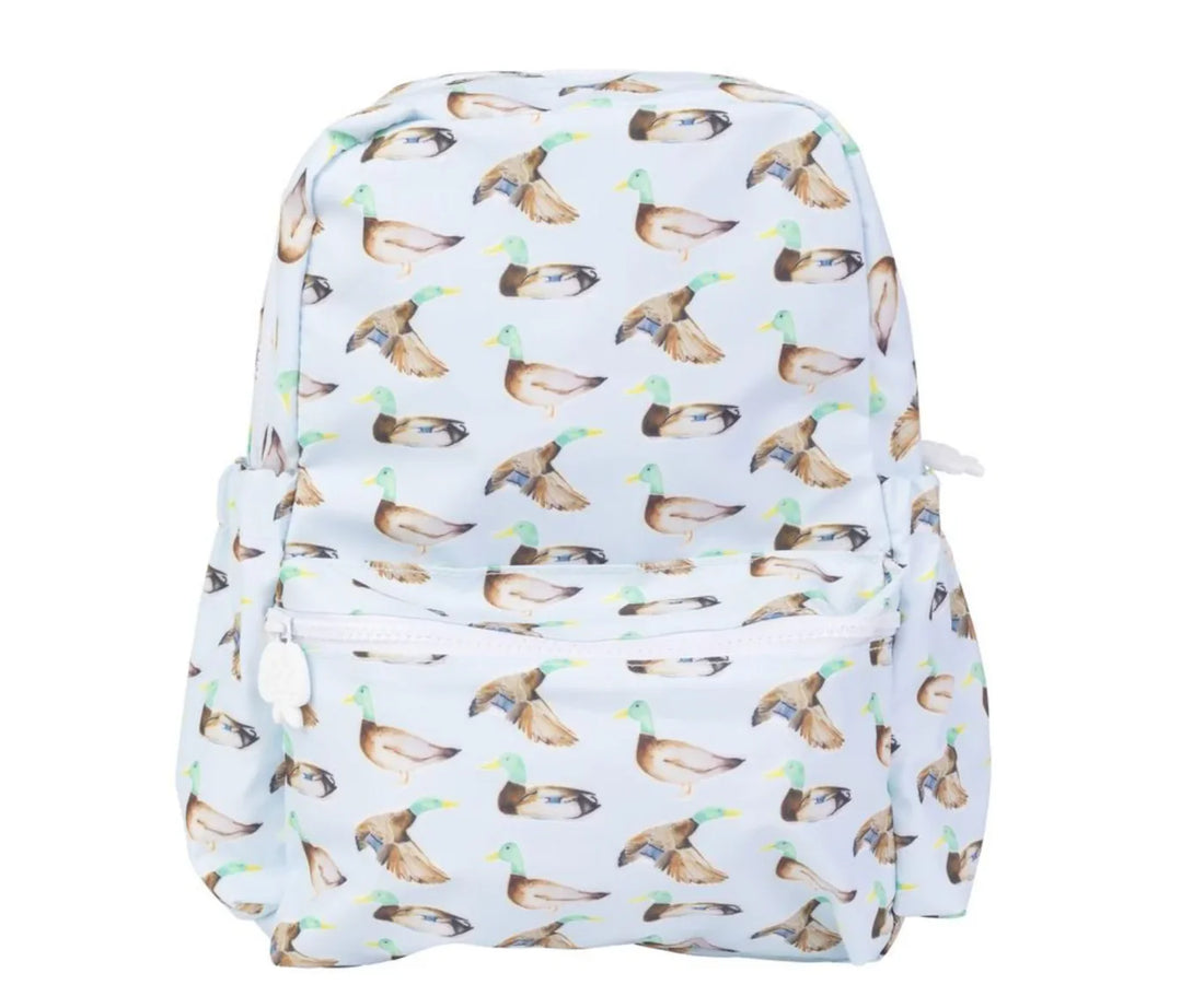 Apple of my Isla The Backpack (Small): Mallards