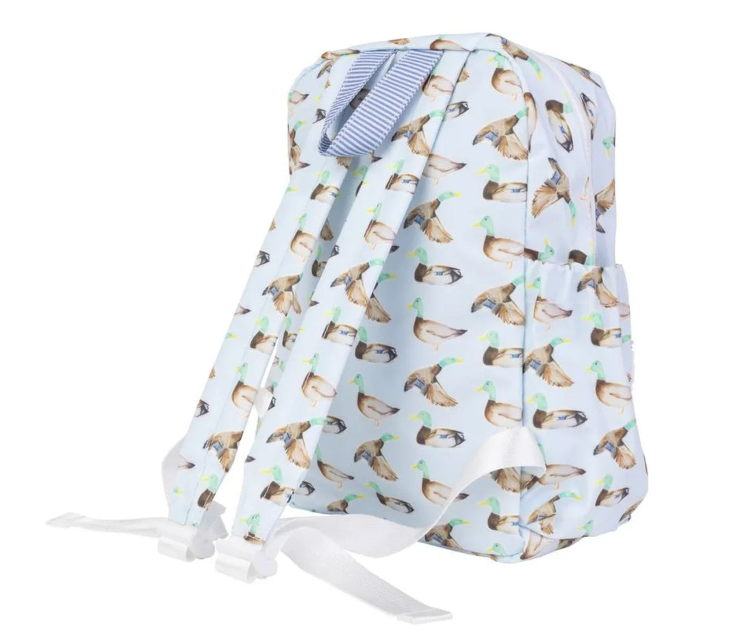 Apple of my Isla The Backpack (Small): Mallards