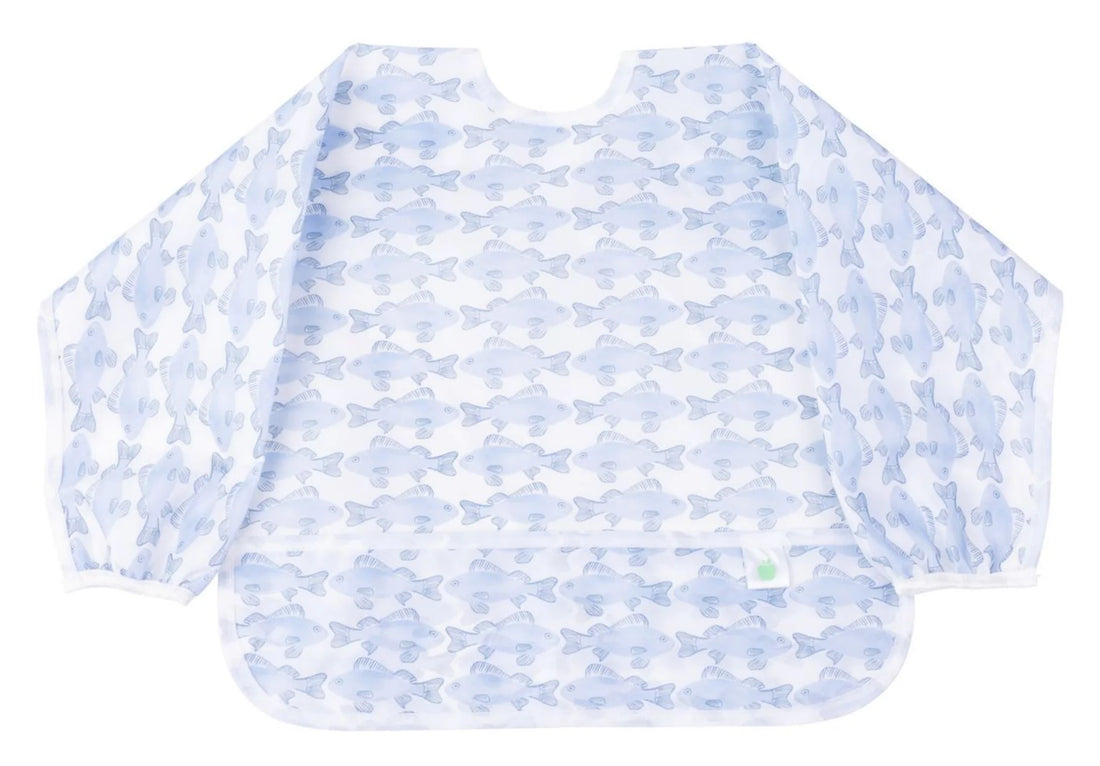 Apple of my Isla Cover Everything Bib: Fish