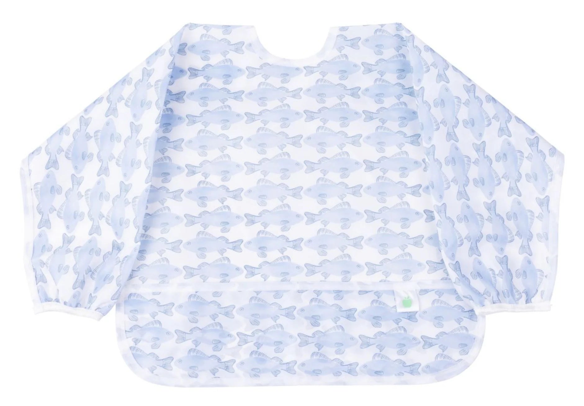 Apple of my Isla Cover Everything Bib: Fish
