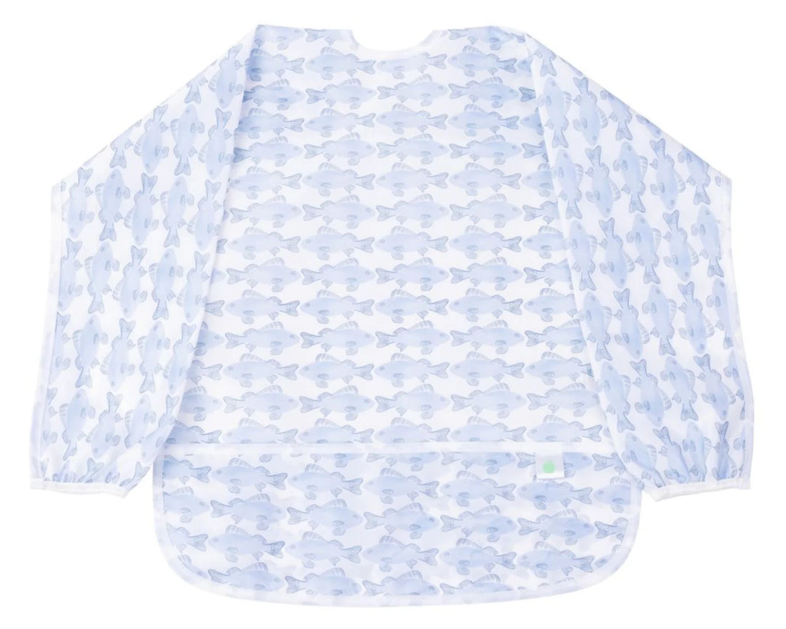 Apple of my Isla Cover Everything Bib: Fish