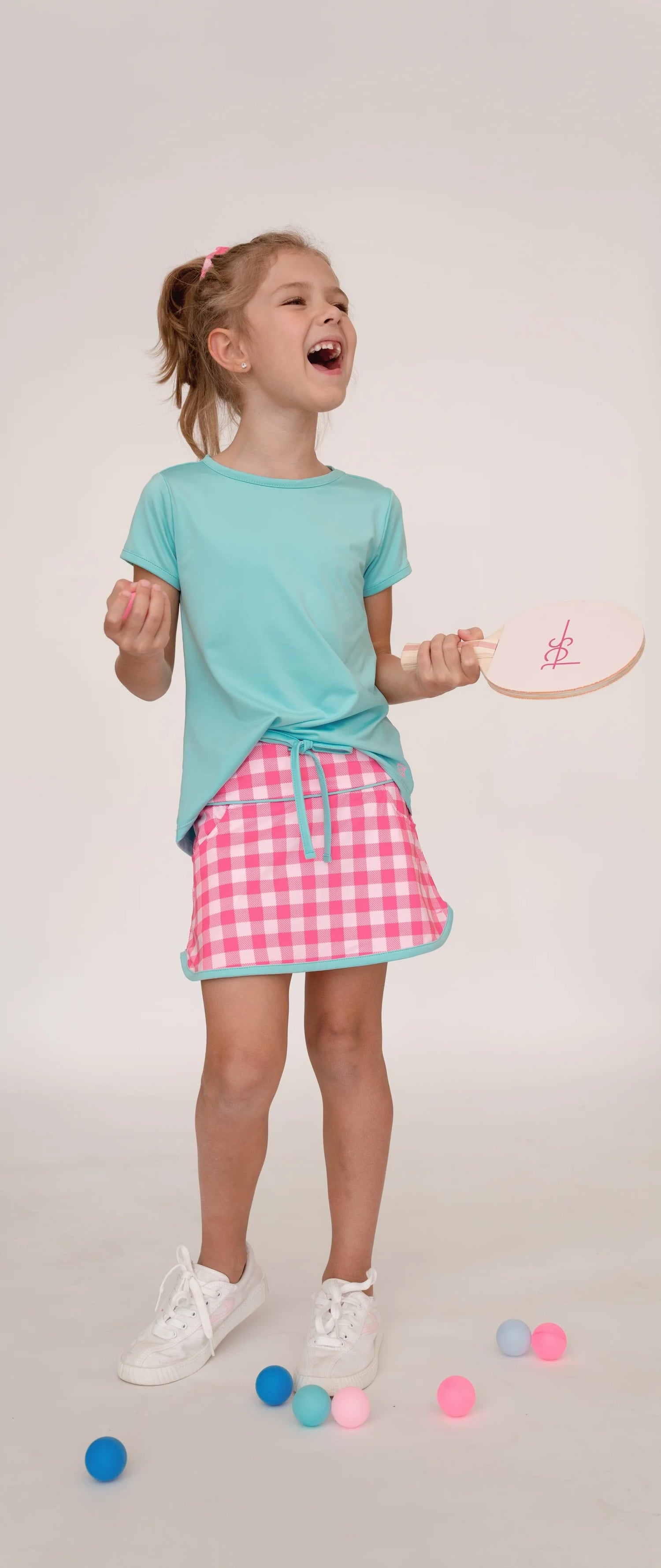 Bridget Basic T: Totally Turquoise, Power Pink, Precious Purple