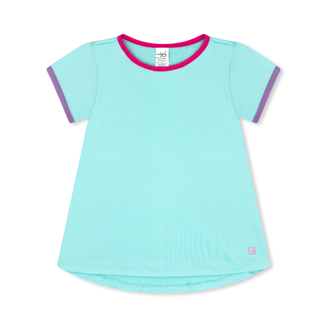 Bridget Basic T: Totally Turquoise, Power Pink, Precious Purple