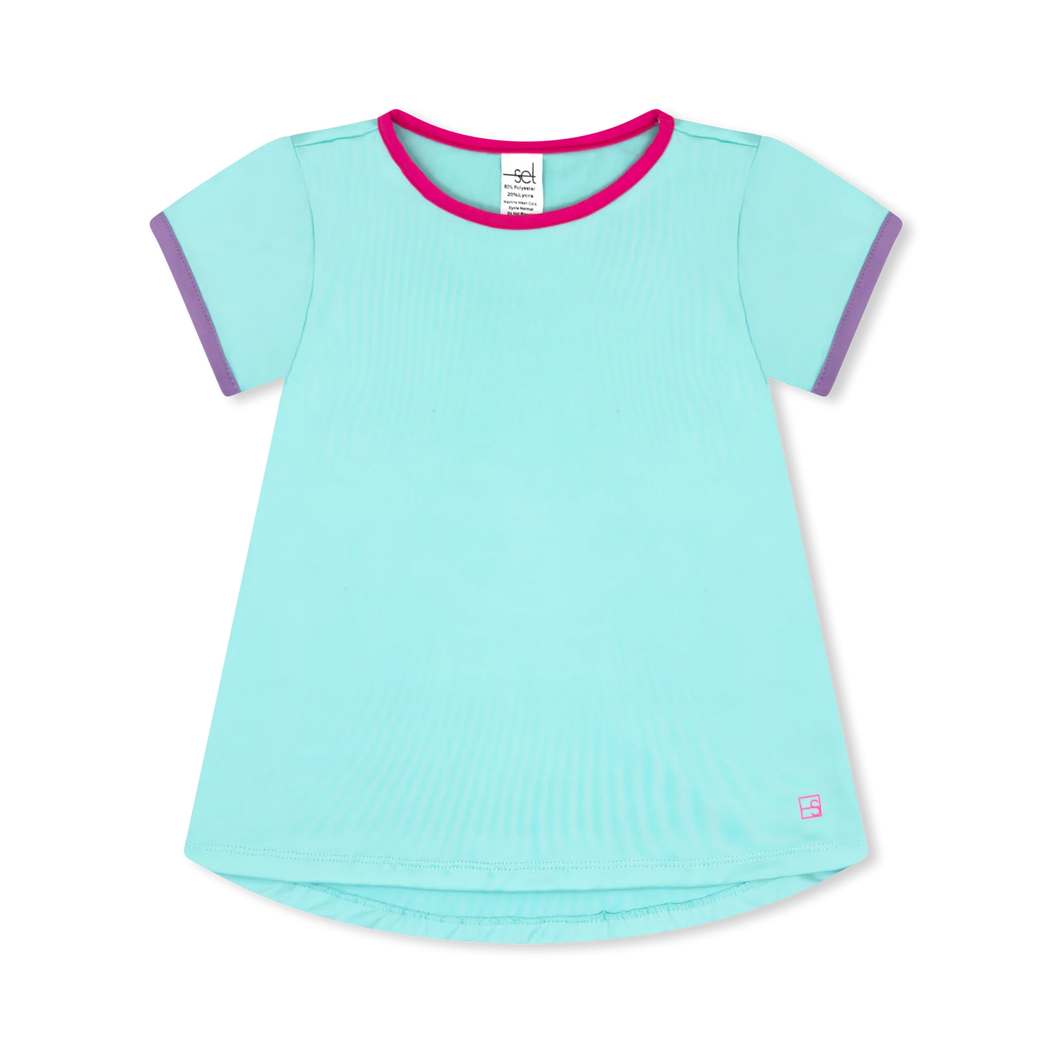 Bridget Basic T: Totally Turquoise, Power Pink, Precious Purple