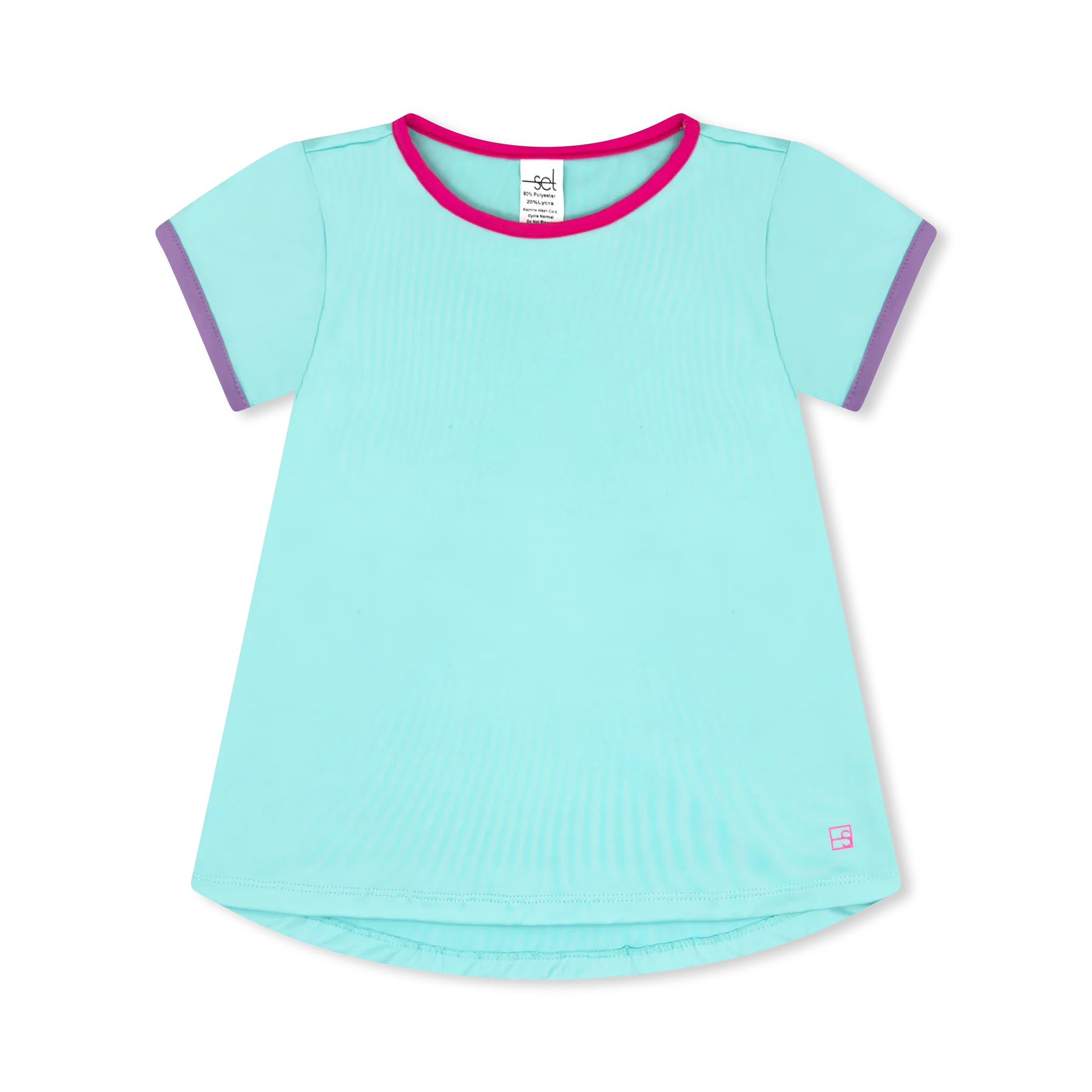 Bridget Basic T: Totally Turquoise, Power Pink, Precious Purple