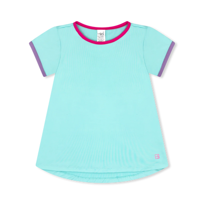 Bridget Basic T: Totally Turquoise, Power Pink, Precious Purple