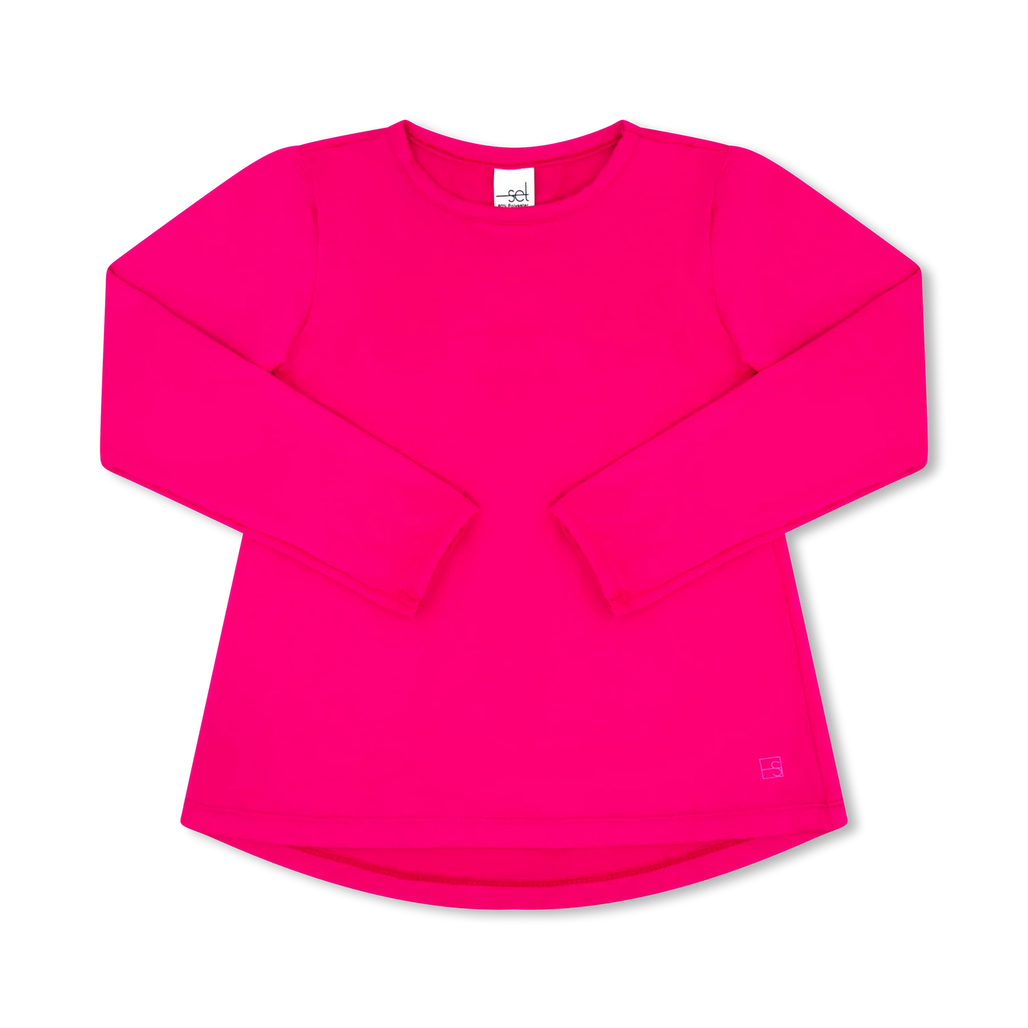 Taylor Long Sleeve: Power Pink, Totally Turquoise