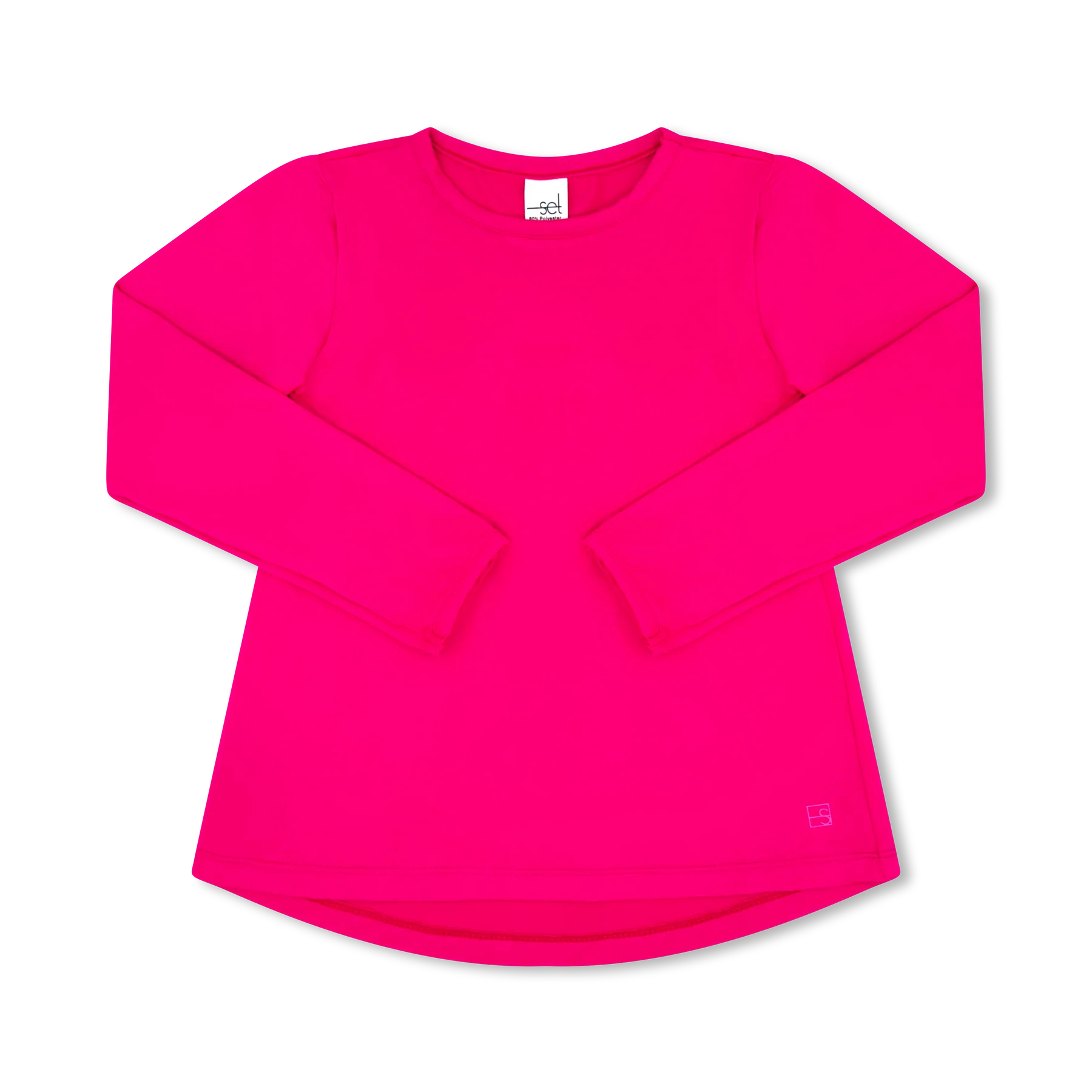 Taylor Long Sleeve: Power Pink, Totally Turquoise