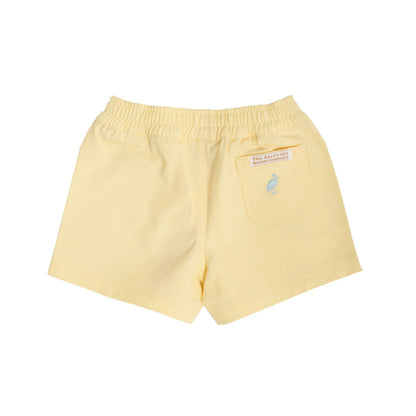 TBBC Sheffield Shorts: Bellport Butter Yellow with Buckhead Blue