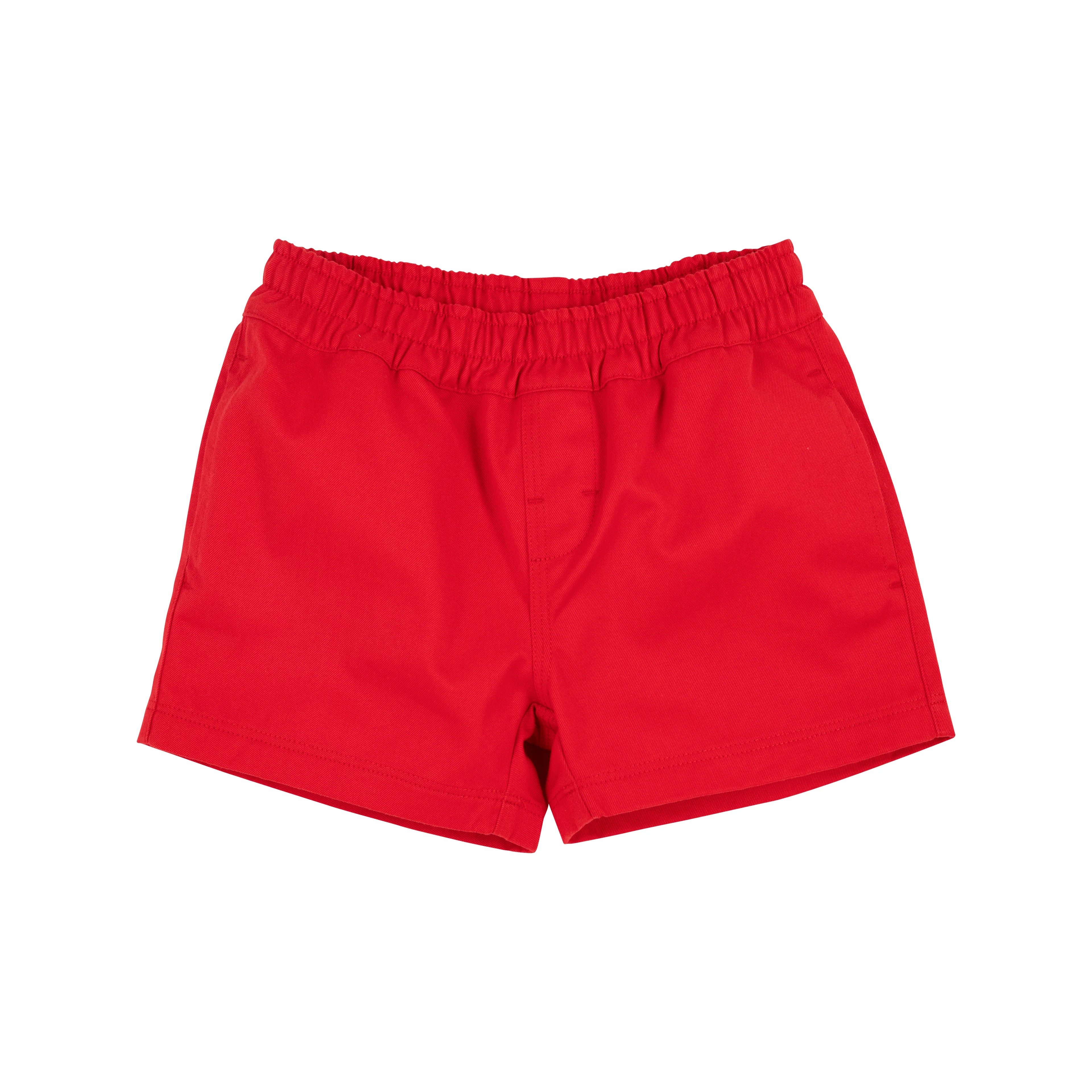 TBBC Twill Sheffield Shorts: Richmond Red with Multicolor Stork