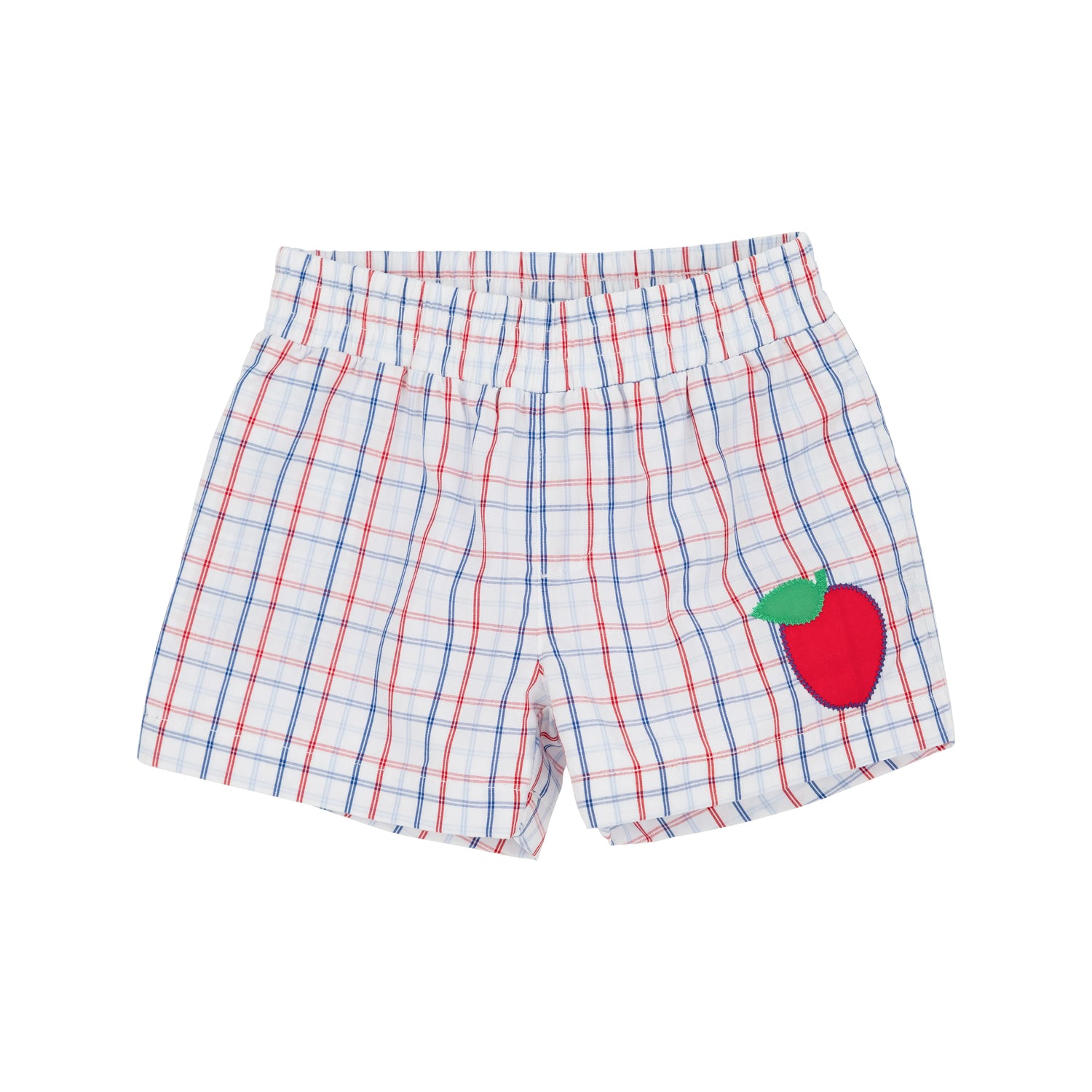 TBBC Sheffield Shorts: Whitehall Windowpane w/Richmond Red (Apple)