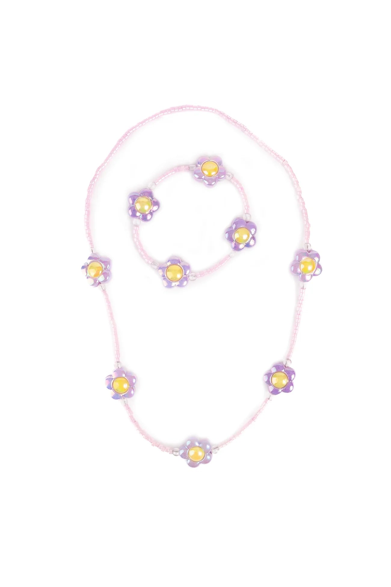 Crazy for Daisies Necklace &amp; Bracelet Set, 2pc