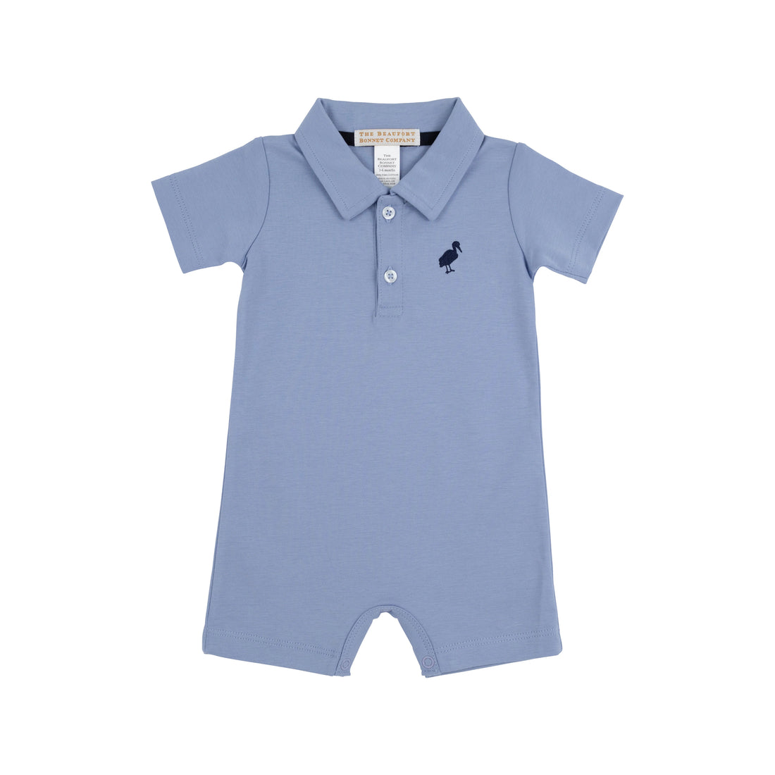 TBBC Sir Proper Romper: Park City Periwinkle with Nantucket Navy