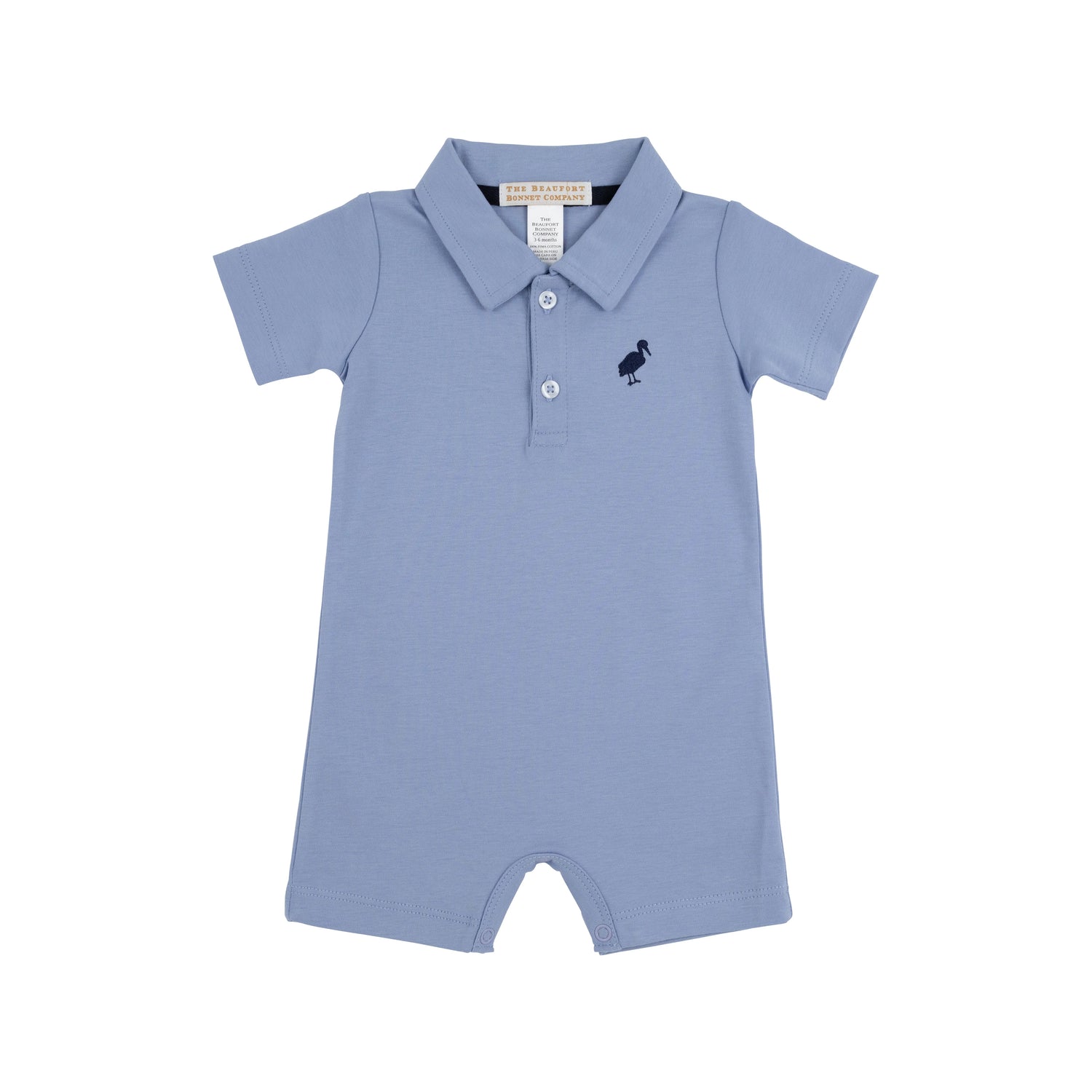 TBBC Sir Proper Romper: Park City Periwinkle with Nantucket Navy