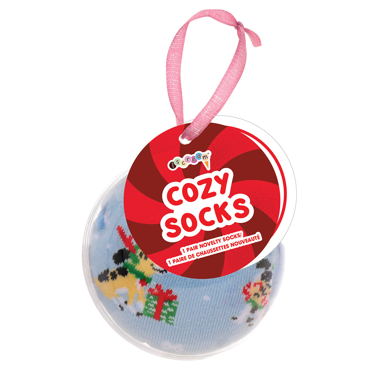 Snow Dogs Socks Ornament