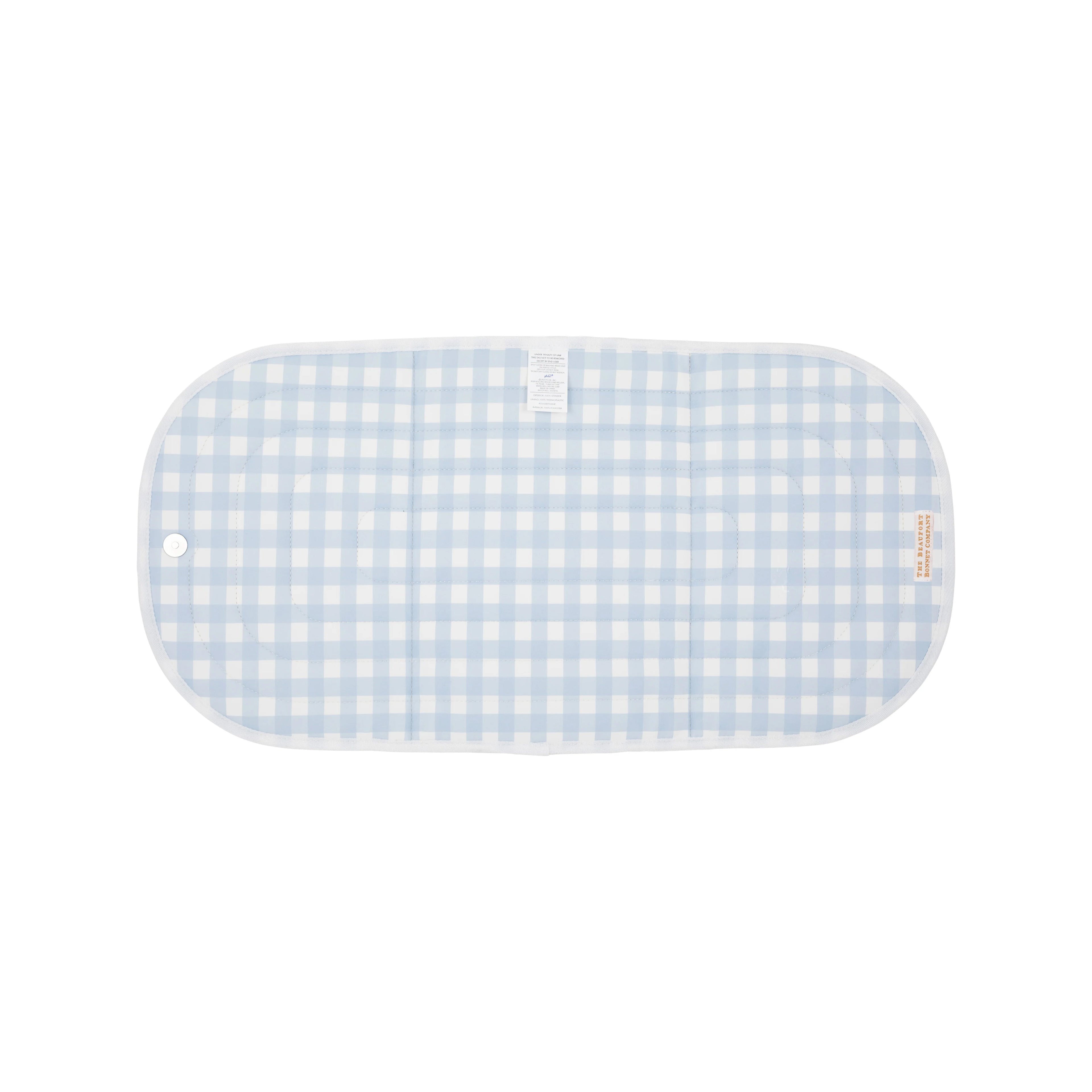 TBBC x Pluie Pret Changing Clutch: Buckhead Blue Gingham