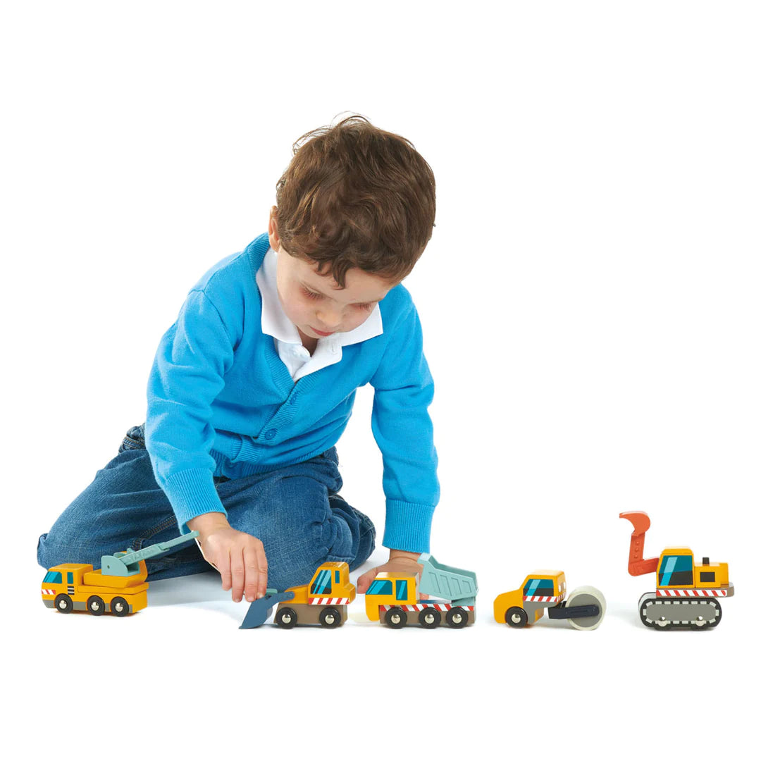 Construction Site Vehicles - Set of 5