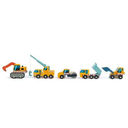 Construction Site Vehicles - Set of 5