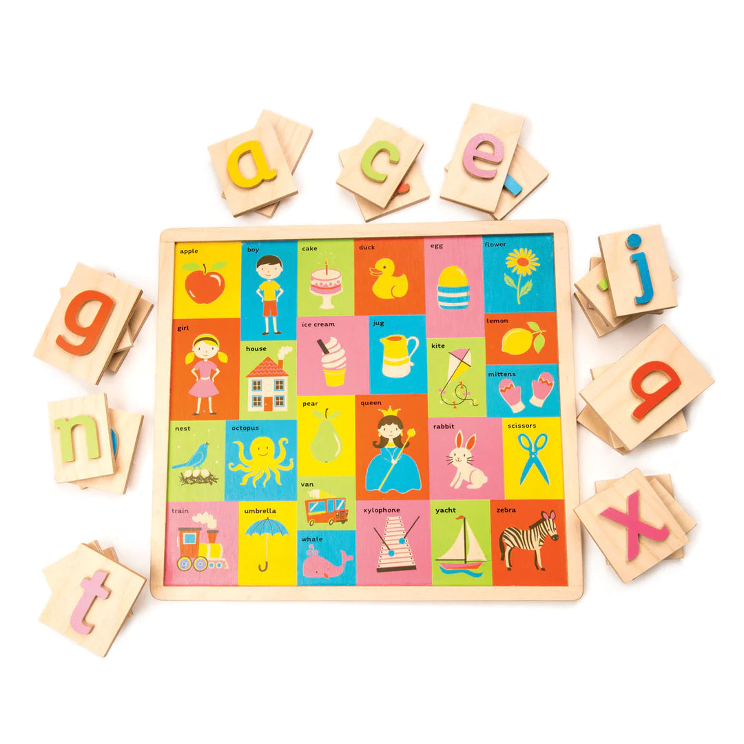 Alphabet Pictures Wooden Puzzle