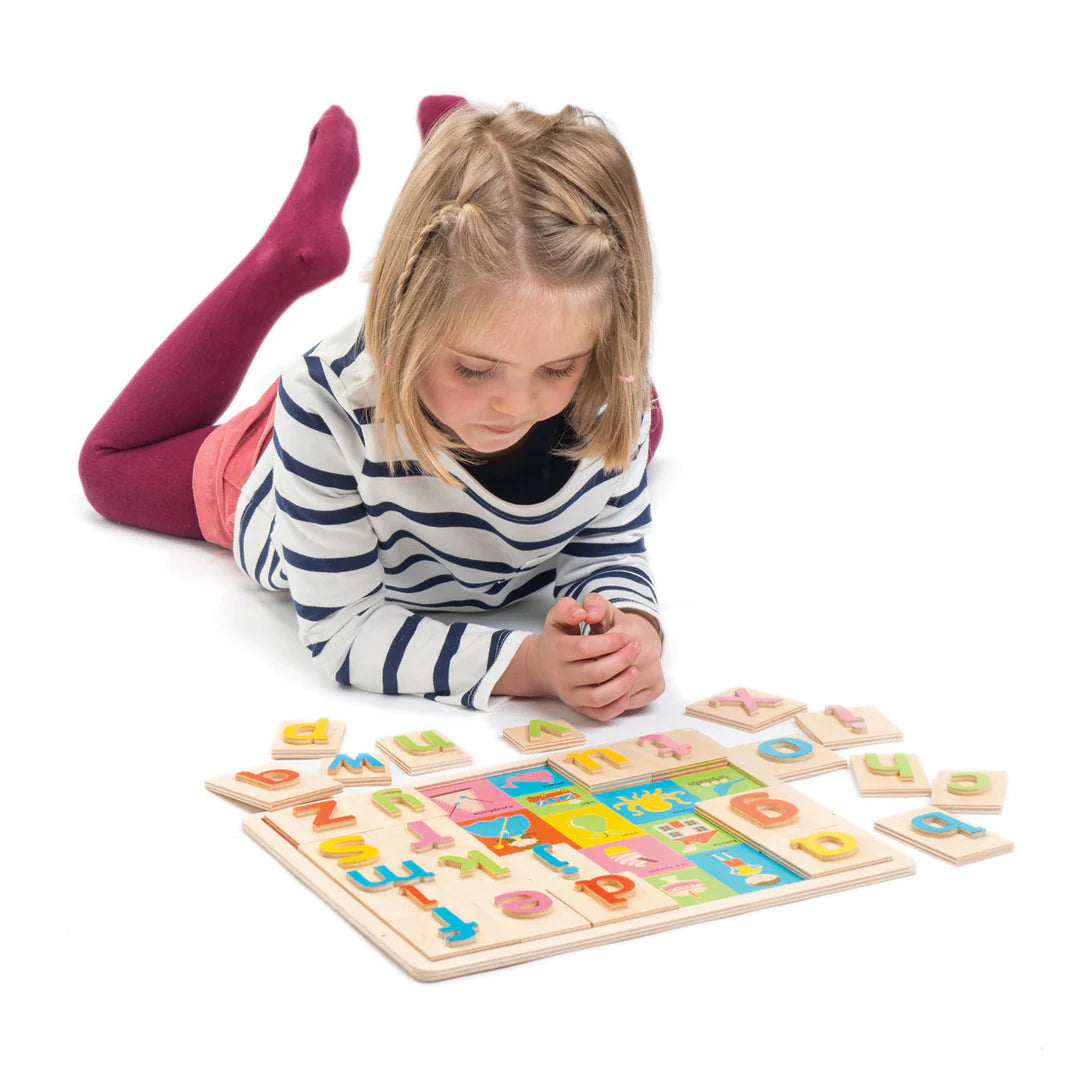 Alphabet Pictures Wooden Puzzle