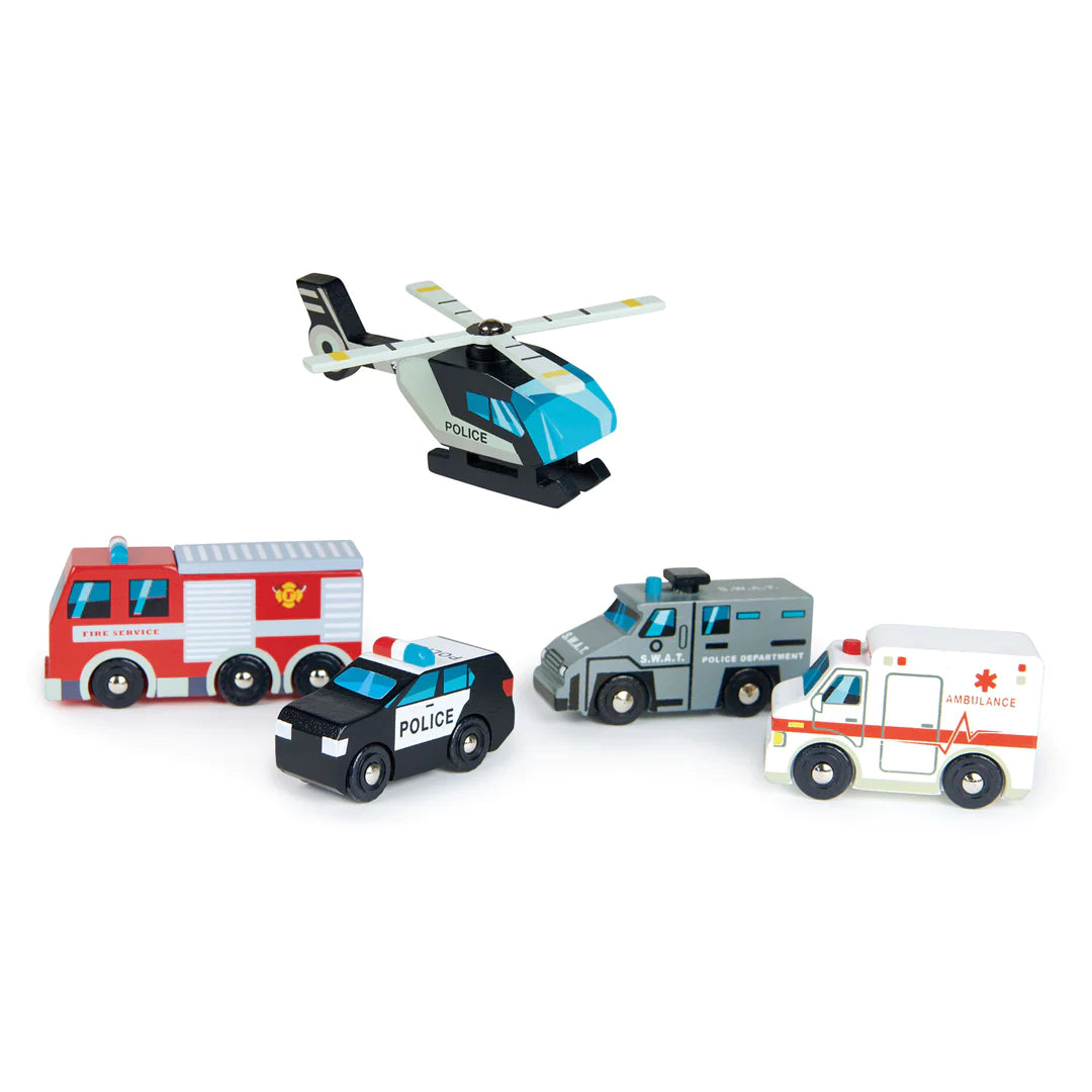 Emergency Vehicles - Set of 5