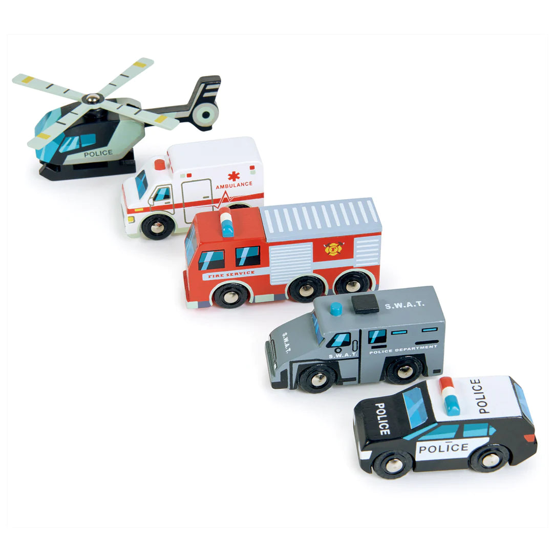 Emergency Vehicles - Set of 5