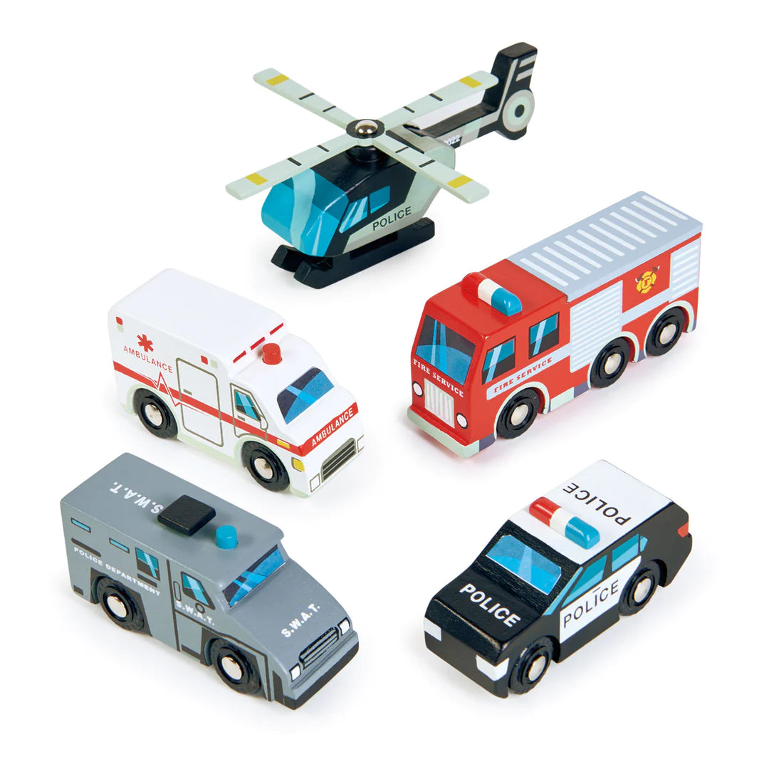 Emergency Vehicles - Set of 5