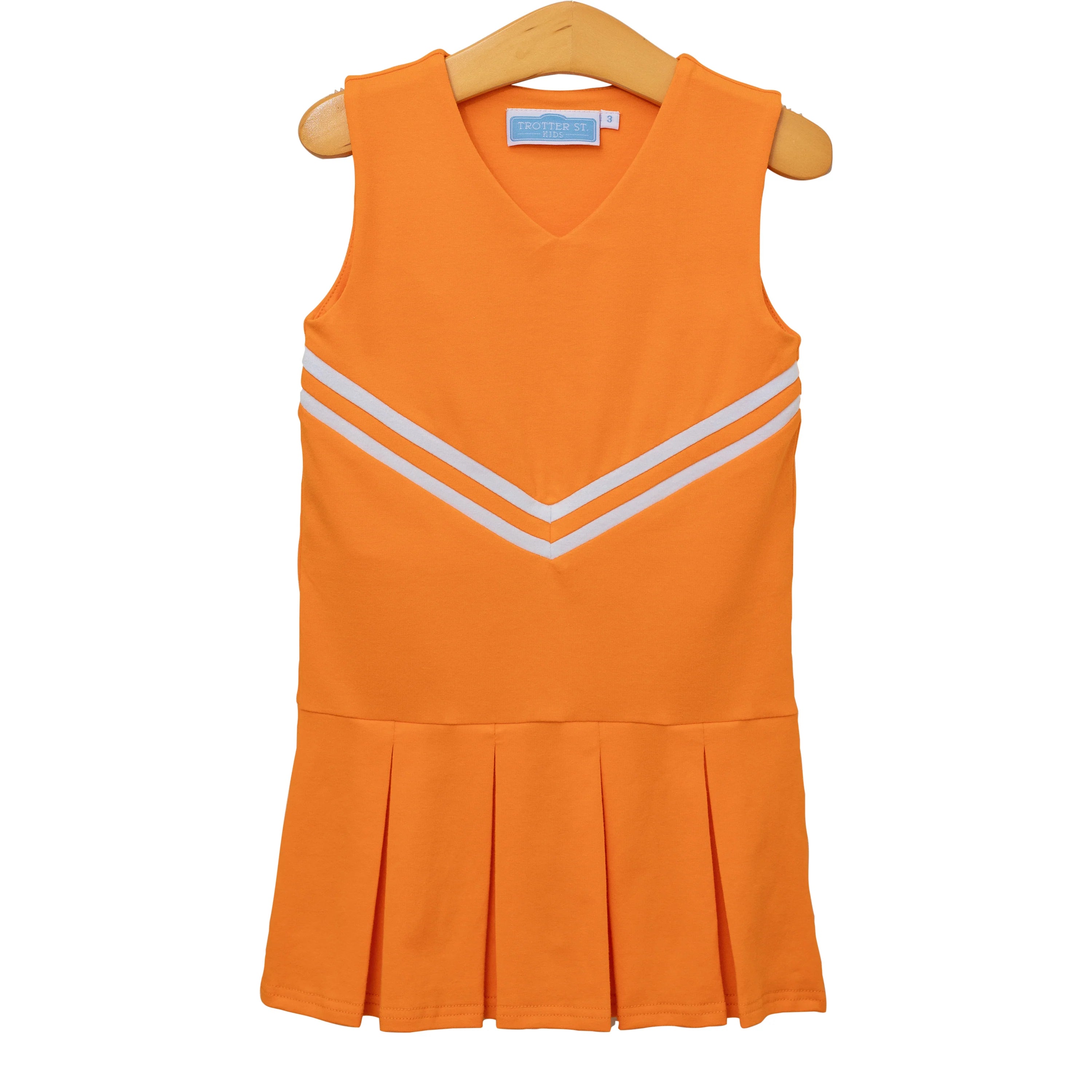 Cheer Uniform Dress: Orange