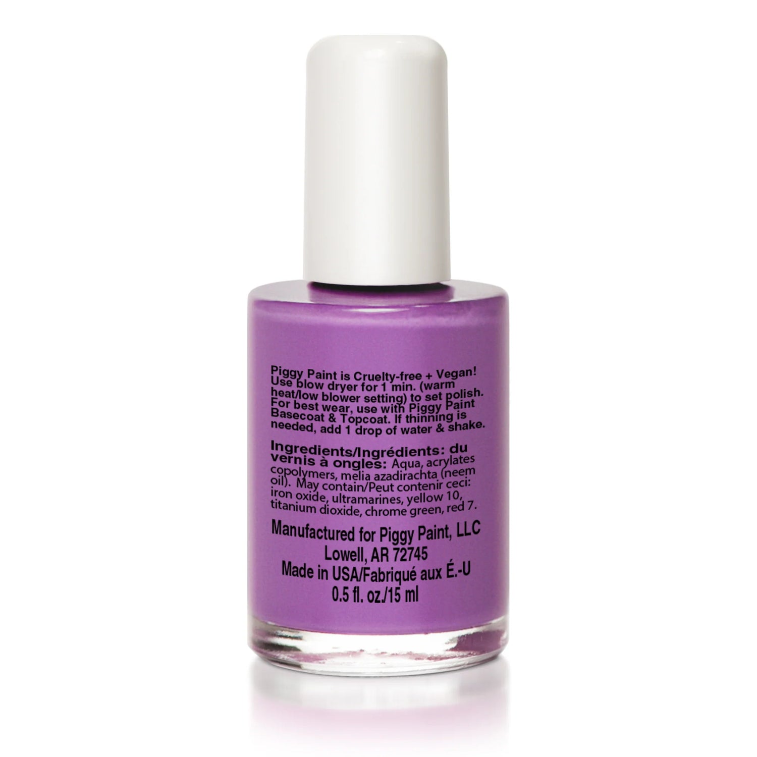 Piggy Paint Nail Polish: Tutu Cool (Matte Violet Purple)