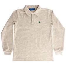 Bailey Boys Harry LS Polo: Oatmeal