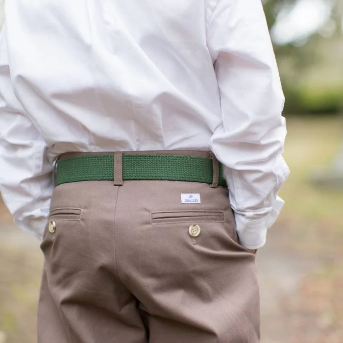 Buddy Belt: Green Canvas