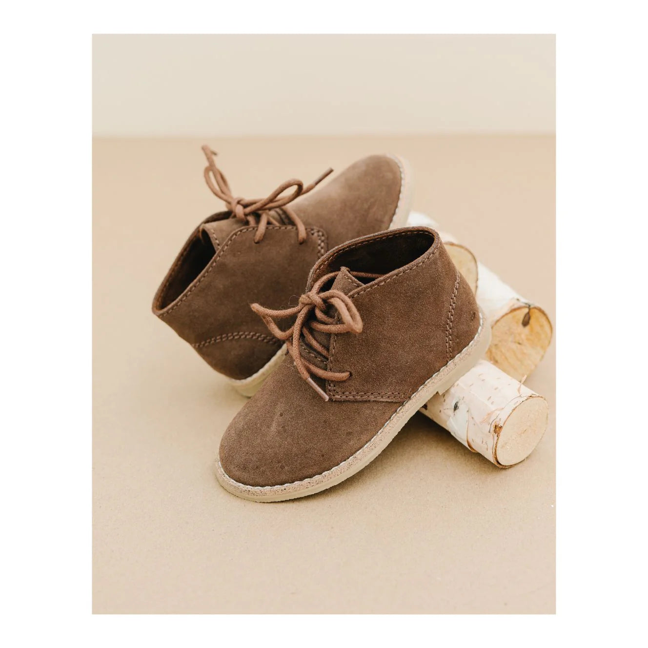 Conrad Lace Up Boot: Brown Suede