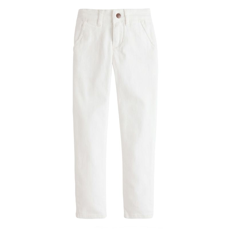 Twiggy Jeans: Ivory Denim
