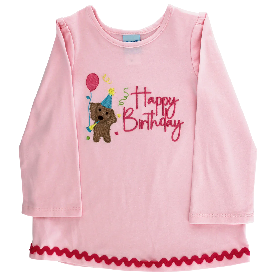 Happy Birthday Girls LS T-Shirt