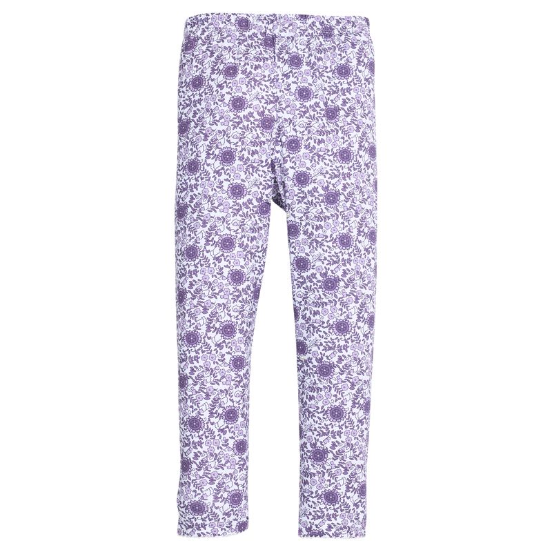 Lavender Vine Floral Leggings