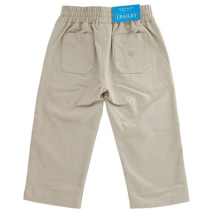 Bailey Boys Charlie Pull-On Pants: Khaki Twill