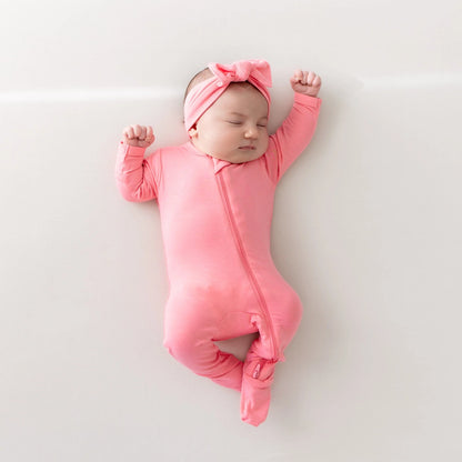 Kyte Baby Zippered Footie: Spring Solids