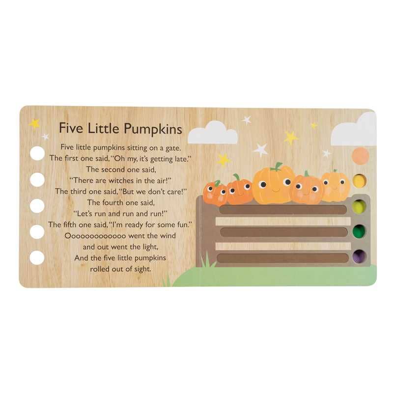 Touch and Trace Nursery Rhymes: Five Little Pumpkins