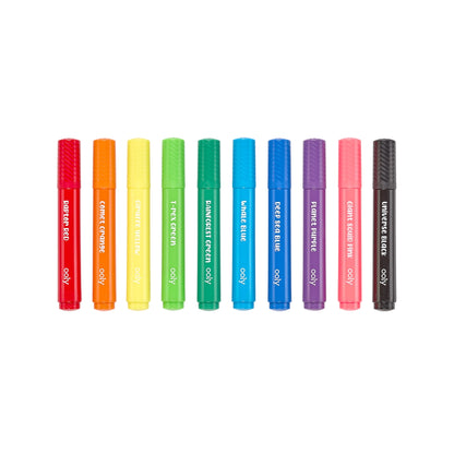 Big Bright Brush Markers - set of 10