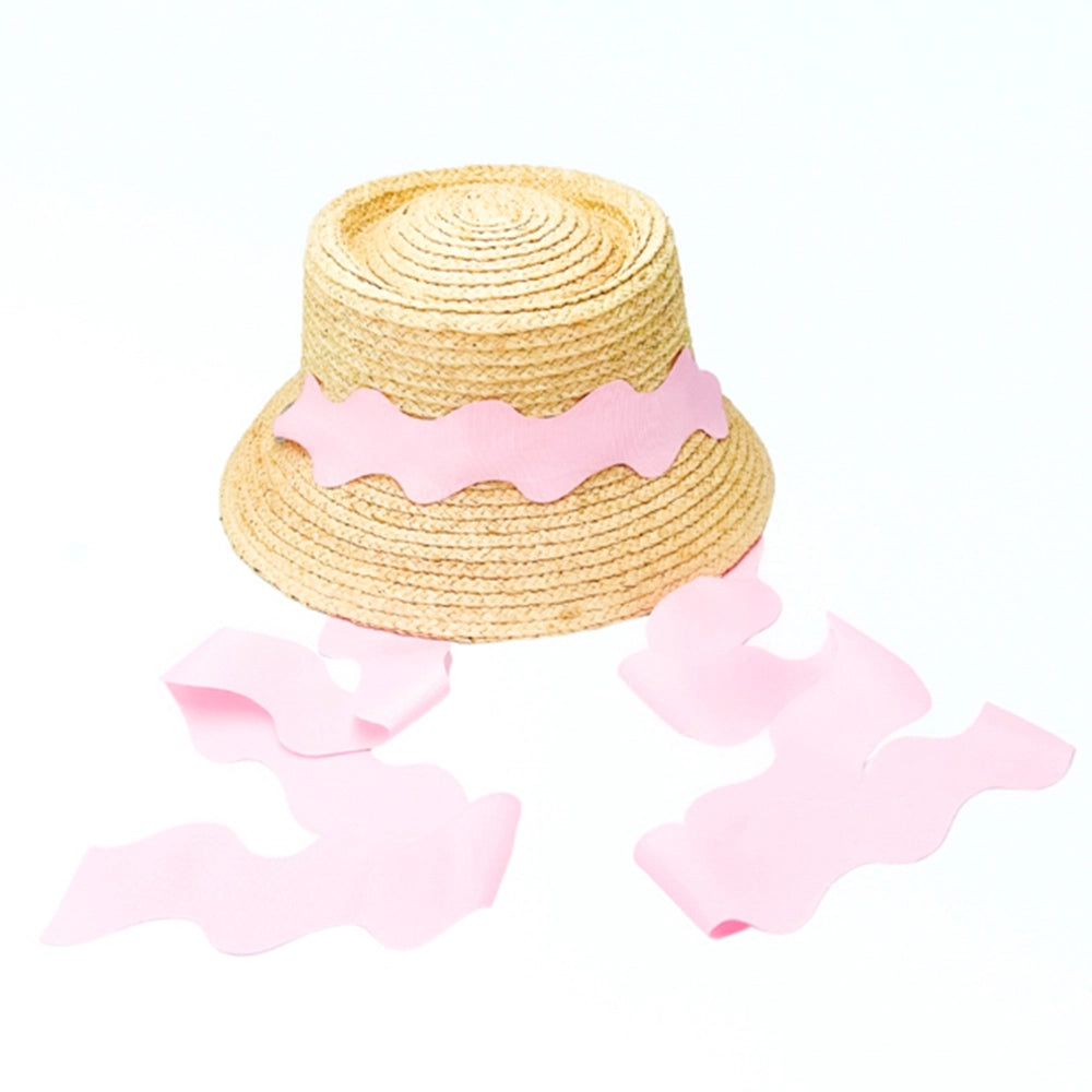 Harbor Straw Hat: Pink