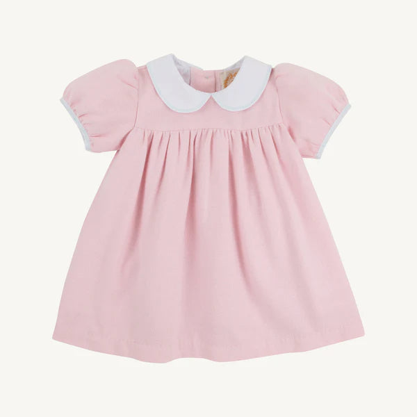 TBBC Woven Adaire Dress: Sandpearl Pink Herringbone