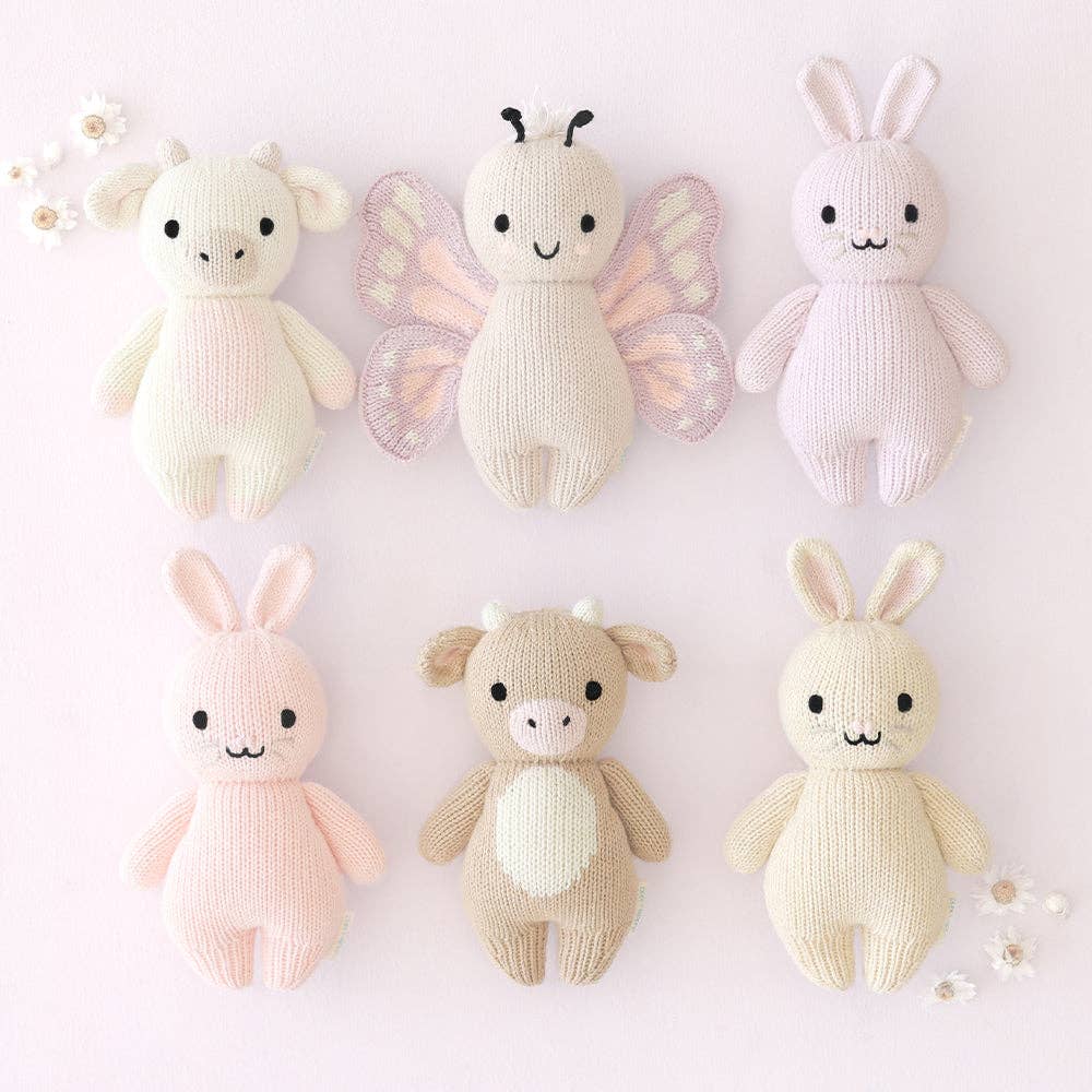 Cuddle+Kind Baby rabbit: Powder Pink